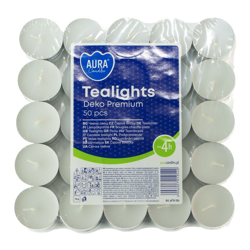 Tealight svijeća bez mirisa (4 sata)