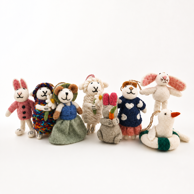 Ukrasi za torbe od filca - Mješovita ponuda (Beyond Cute Charms)