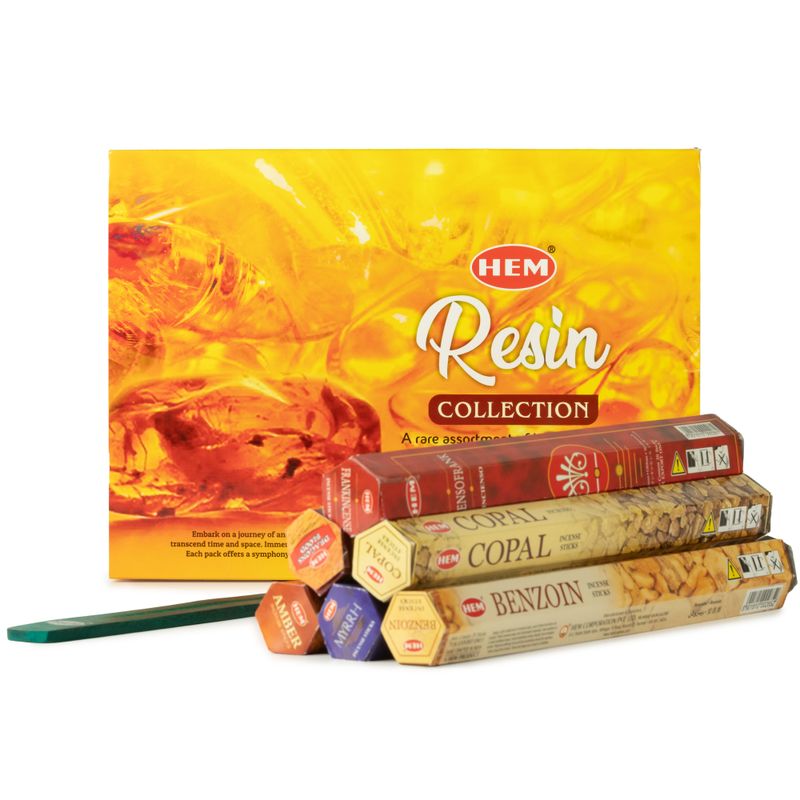 HEM Heksagonalni tamjan - Kolekcija smola i hvatač pepela (paket raznovrsnih 6)