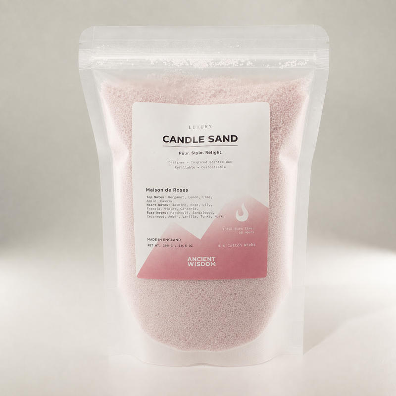 Mirisna svijeća od pijeska - Dusty Rose - Maison de Roses - 300 g