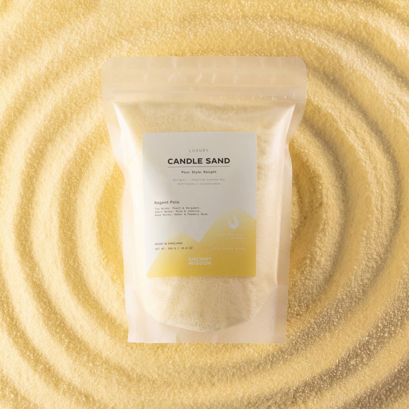 Mirisna svijeća Pješčano-krem - Regent Polo - 300 g