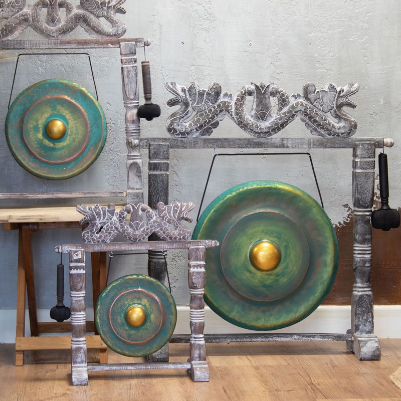 Srednji gong sa stalkom - 50 cm - Greenwash