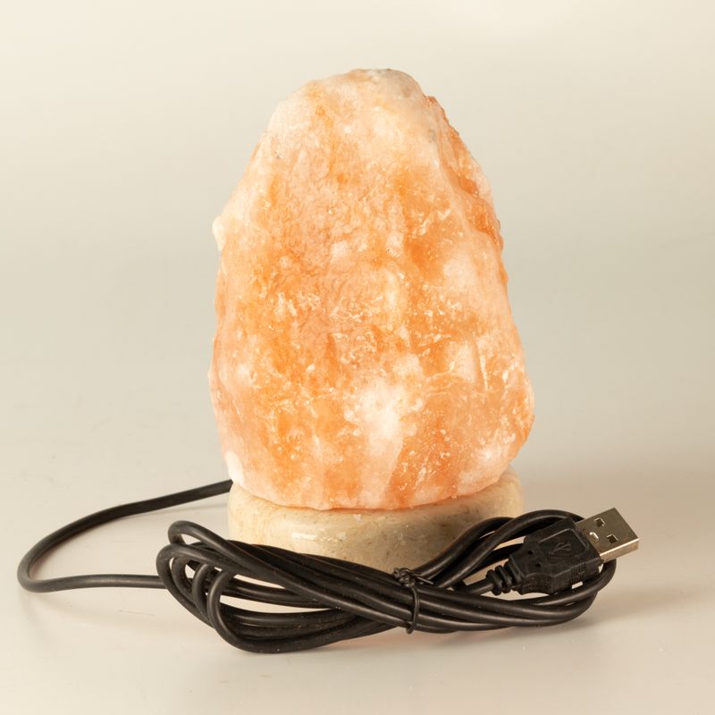 Kvalitetna USB prirodna solna lampa - 11,5 cm (višebojni)
