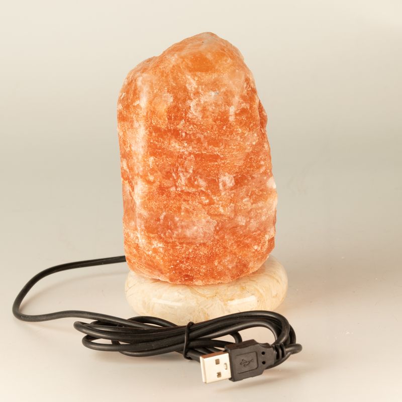 Kvalitetna USB prirodna solna lampica - 11,5 cm (1 kom.)