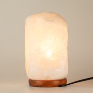 Himalajska solna lampa od kristalne stijene - i baza približno 3-5 kg
