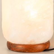 Himalajska solna lampa od kristalne stijene - i baza približno 3-5 kg