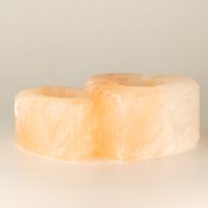 Dvostruko srce solni svijećnjak 1 kg