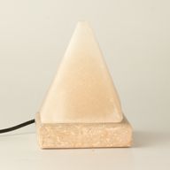 Kvalitetna USB piramida bijela solna lampa - 9 cm (multi)