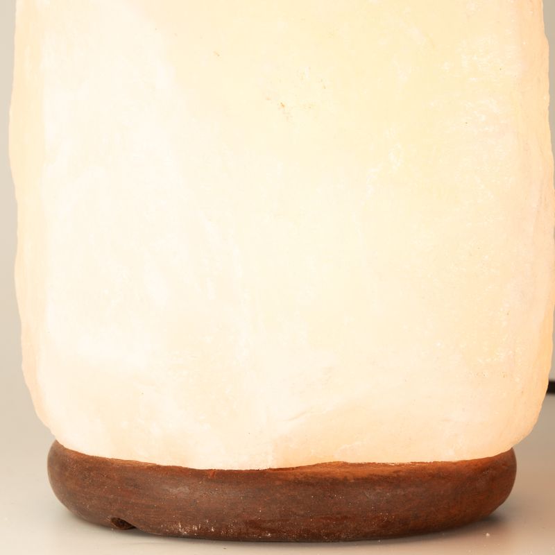 Crystal Rock Himalajska solna lampa - i postolje, približno 8-10 kg