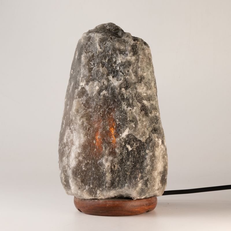 Siva himalajska prirodna solna lampa - 3-5kg