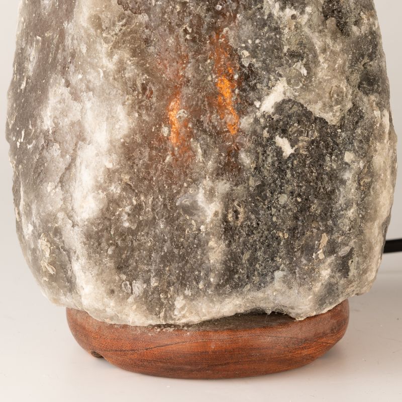 Siva himalajska prirodna solna lampa - 3-5kg