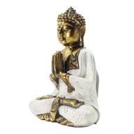 Bijela i zlatna Buda - Ekstra veliki 30 cm - Namaste (Dobrodošli)