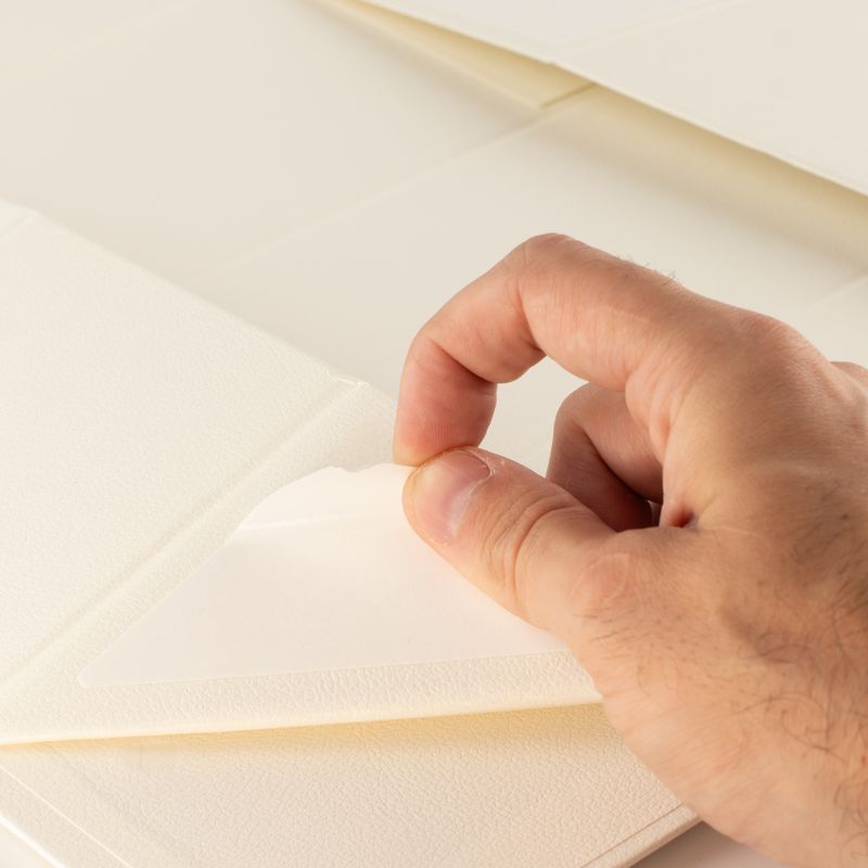Kutija za poklon u ravnom pakiranju - Oblik vinske kutije (33,5 x 10 x 10,5 cm) - Bijela