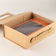 Sklopiva kutija za darove - srednja košarica za poklone (24x18,2x8 cm) - smeđa Craft