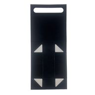 Kutija za poklone u ravnom pakiranju - srednja košara (24x18.2x8 cm) - crna