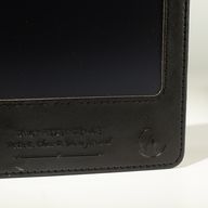 A5 Bilježnica namjere - LCD brisanje zaslona - crni kožni efekt - 80 listova