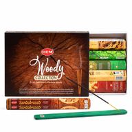 HEM heksagonalni tamjan - Drvena kolekcija i uhvatnik pepela (set od 6)