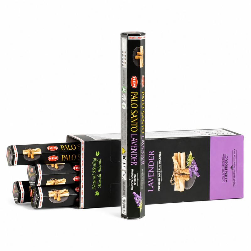 HEM Heksagonalni mirisni štapić - Palo Santo Masala - Lavanda