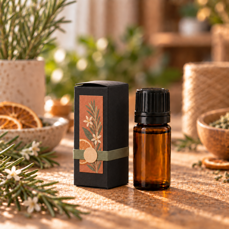 Kutija za bočicu eteričnog ulja od 10 ml - crna