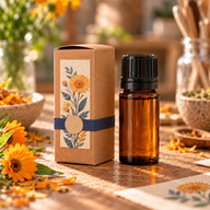 Kutija za 50 ml jantar bočicu - smeđa