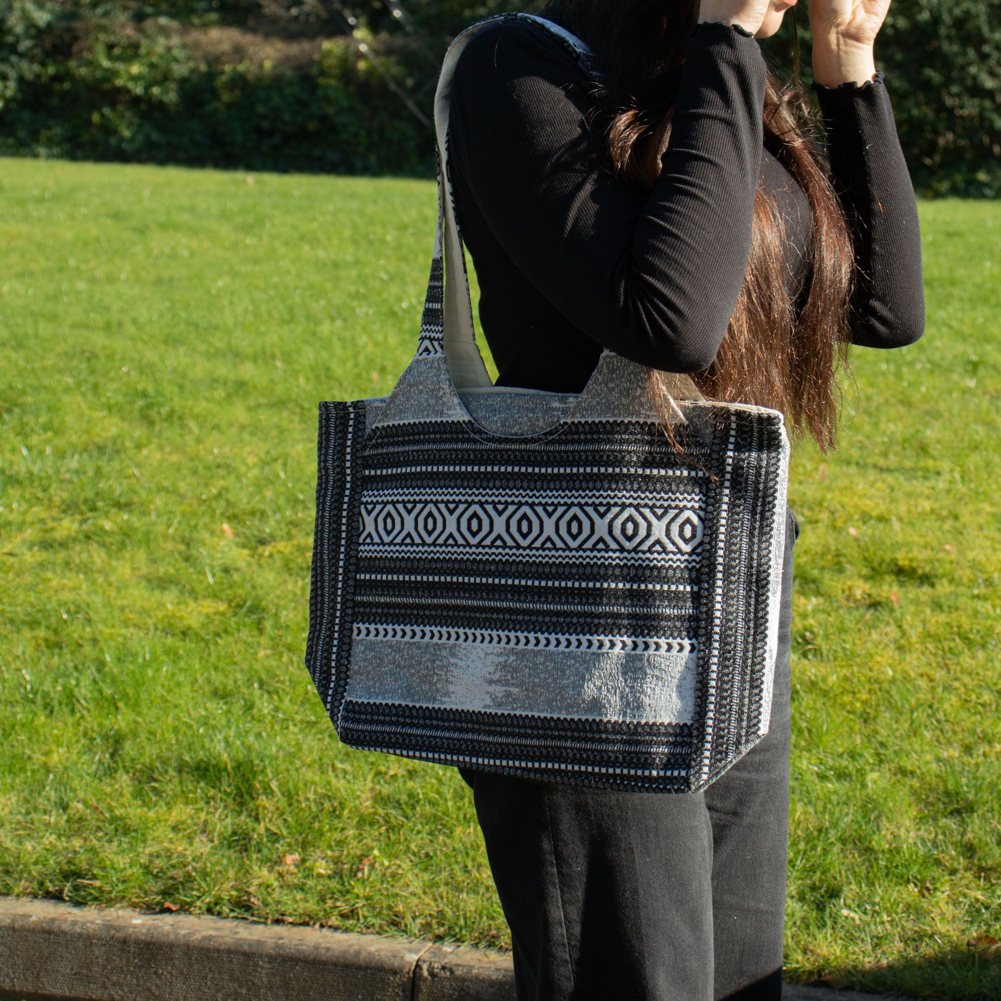 Jacquard torbe od prirodnih materijala – Atlas Nomad