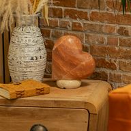 Ručno izrađena solna lampa - Srce