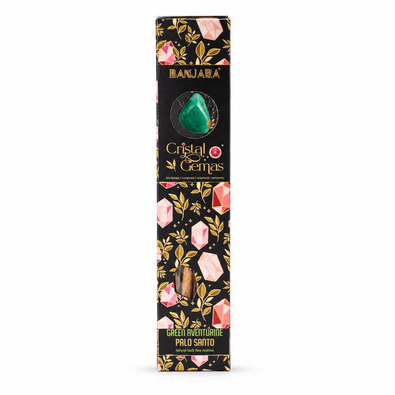 Banjara Cristal Gemas – Zeleni aventurin i Palo Santo