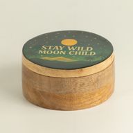 Okrugla emajlirana kutijica - Stay Wild Moon Child