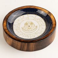Mini zdjelica i držač za štapiće tamjana sa znakom zodijaka - Djevica