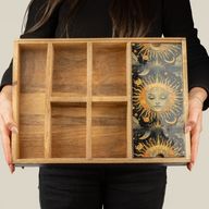 Sun Goddess Tarot pladanj s držačem za karte