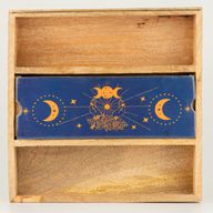 Pladanj za tarot karte Blue Moon Phases s držačem za karte
