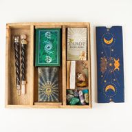 Pladanj za tarot karte Blue Moon Phases s držačem za karte