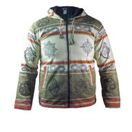 Srednja - Nomad Sari Himalayan Soul jakna - Mantra zelena