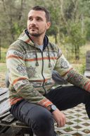 Srednja - Nomad Sari Himalayan Soul jakna - Mantra zelena