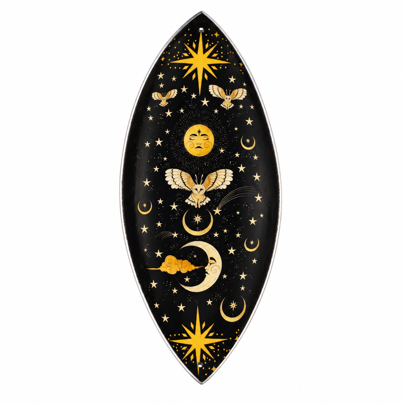 Emajlirana zdjelica za mirisne štapiće - aluminij - Enchanted Night Owl
