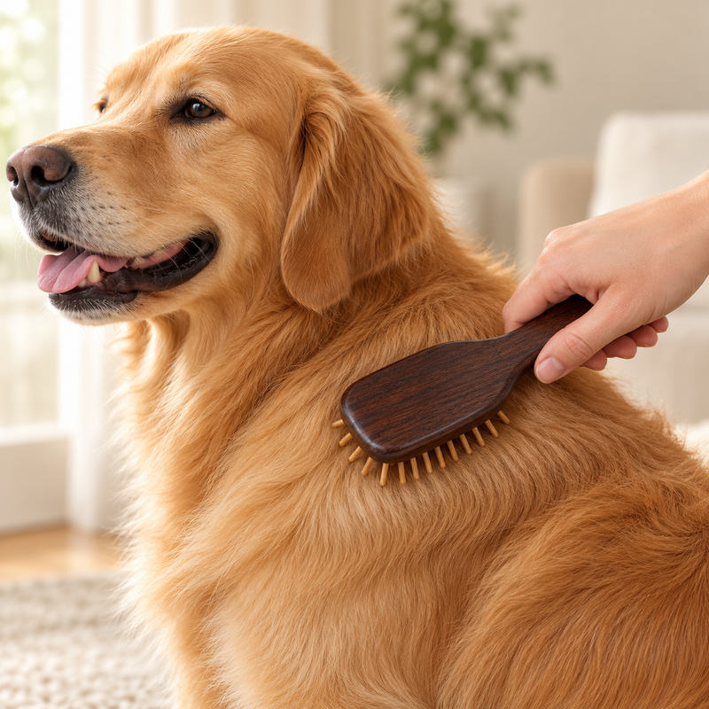 PAW Grooming Tools - Mini četka za njegu i masažu - Bambus iglice