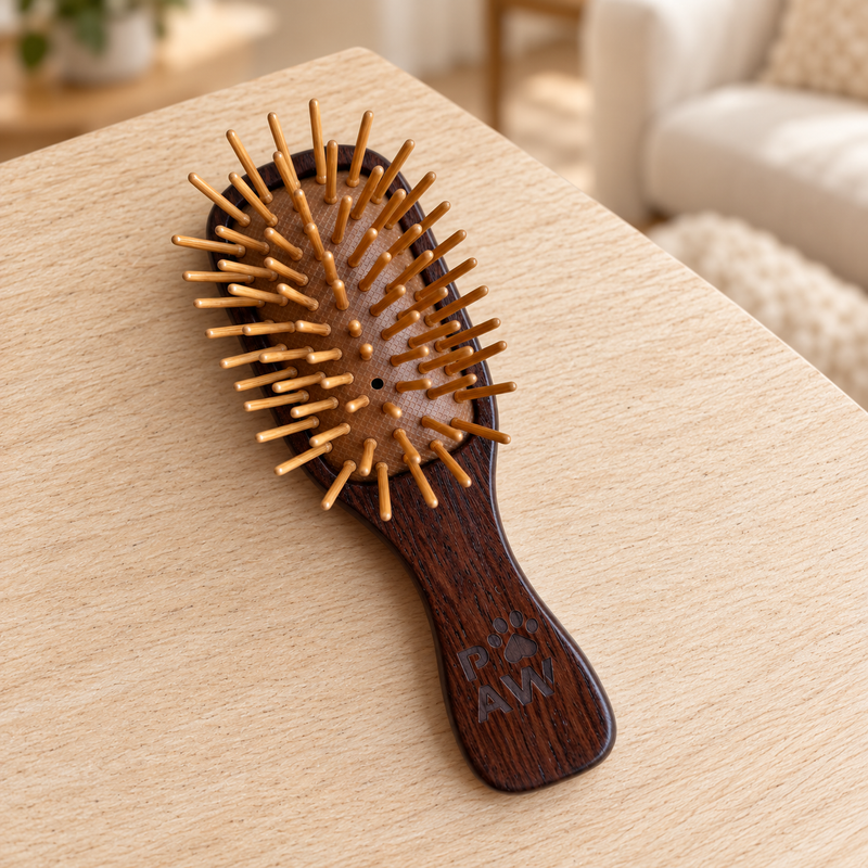 PAW Grooming Tools - Mini četka za njegu i masažu - Bambus iglice