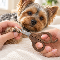 PAW Grooming Tools - Škarice za nokte u obliku polukruga - Orah - Nehrđajući čelik (304)