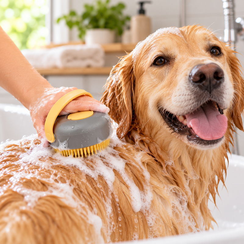 PAW Grooming Tools - Šampon za jednostavno pranje i masažu - Silikonske čekinje