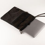 Stonewash torba za prijenosno računalo - Antracit siva