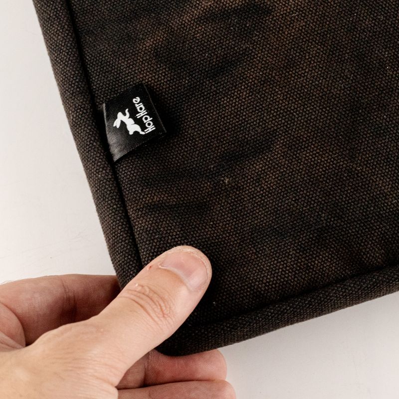 Stonewash torbica za tablet - Tamnosiva