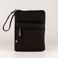 Stonewash torbica za tablet - ugljen siva