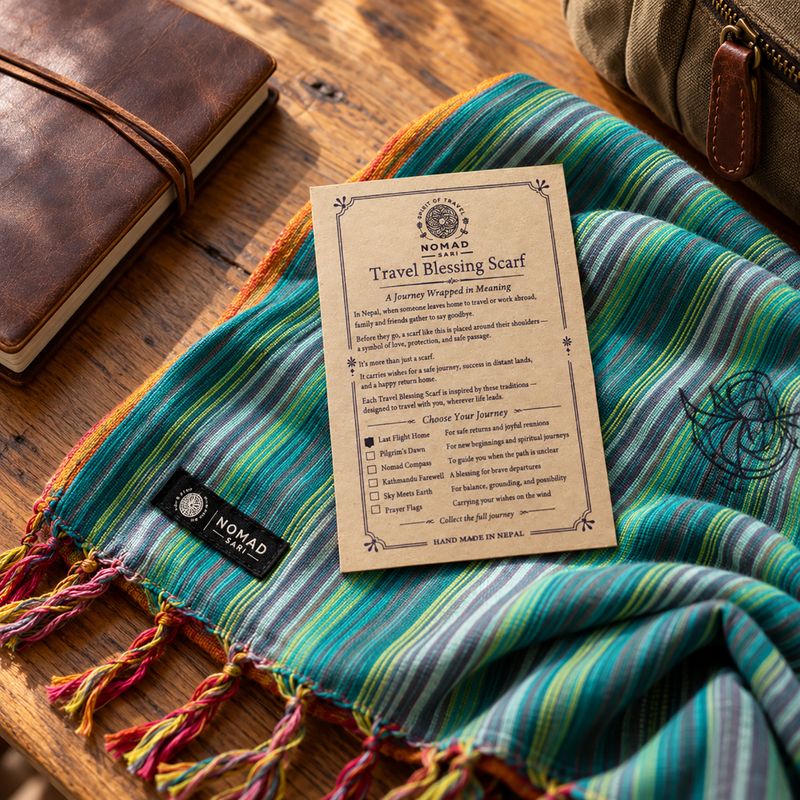 Nomad Sari početni paket šalova za blagoslov putovanja – 36 šalova