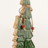 Lost in the Forest - Mala - Dva emajlirana stabla - (25x8x2.5cm)