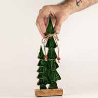 Lost in the Forest - Mala - Dva emajlirana stabla - (25x8x2.5cm)
