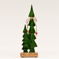 Lost in the Forest - Mala - Dva emajlirana stabla - (25x8x2.5cm)