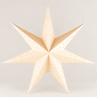 Zvijezda svjetiljka - Calm Cream - sedmerokraka - 60 cm