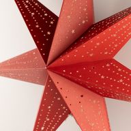 Zvijezda svjetiljka - Lucky Red - sedmerokraka - 60cm