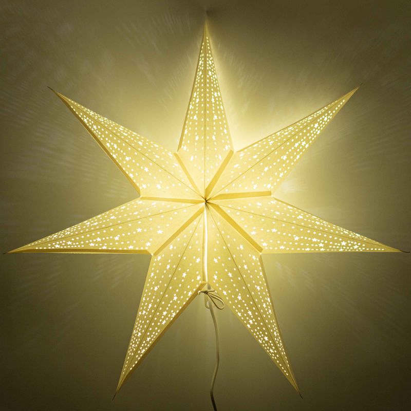 Zvijezda lampa - Klasična bijela - Sedmerokraka - 60cm