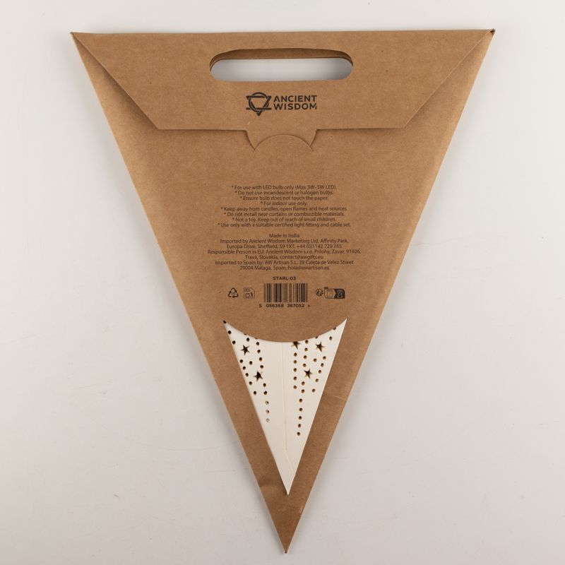 Zvijezda lampa - Klasična bijela - Sedmerokraka - 60cm